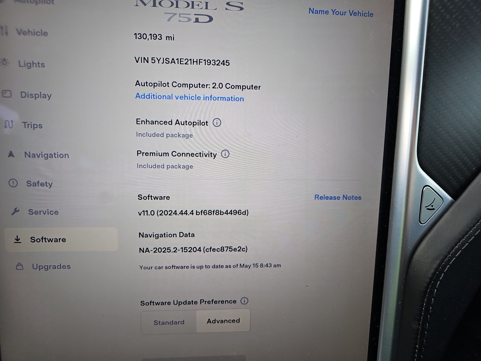 2017 Tesla Model S 75D AWD