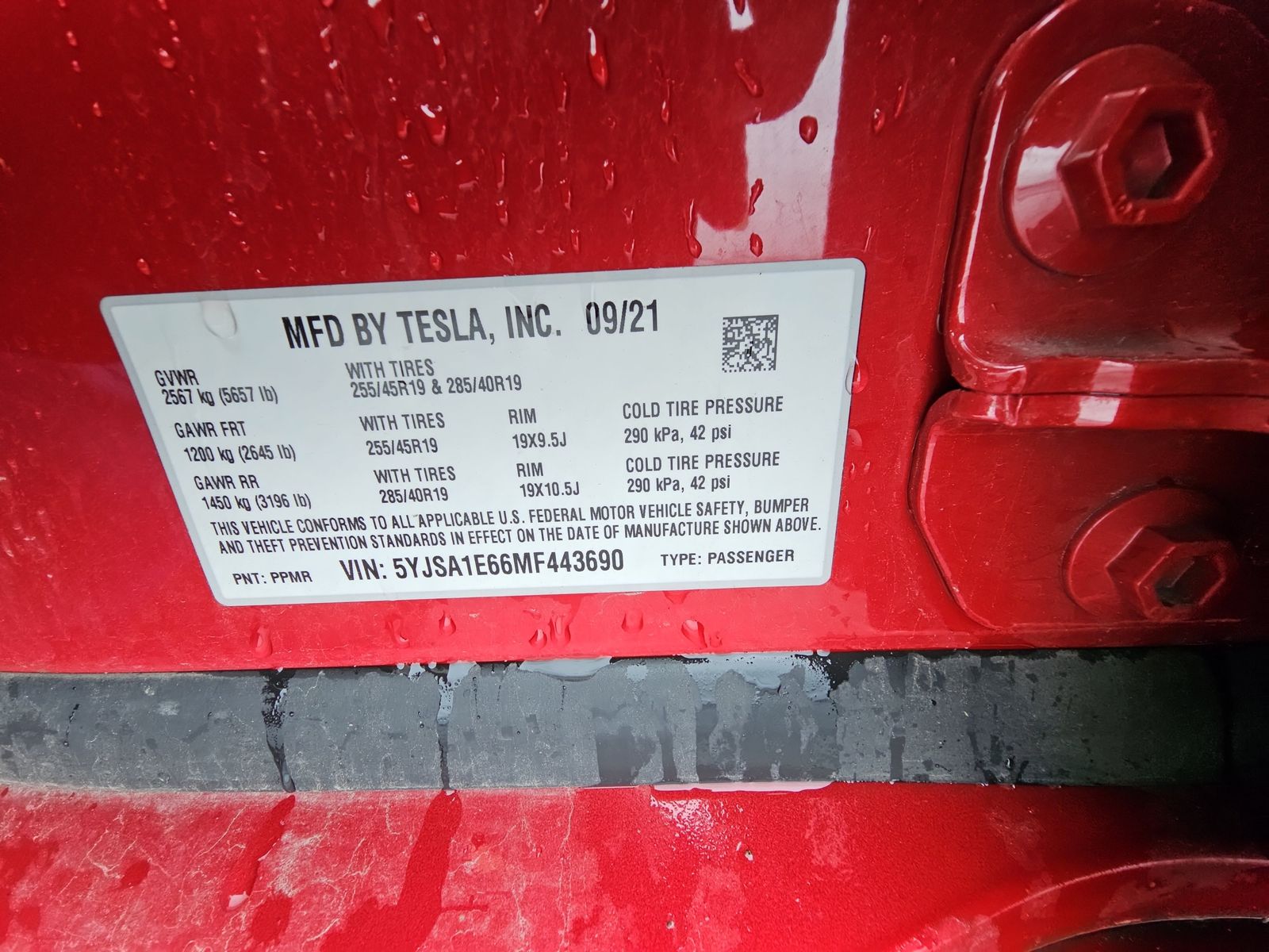 2021 Tesla Model S Plaid AWD