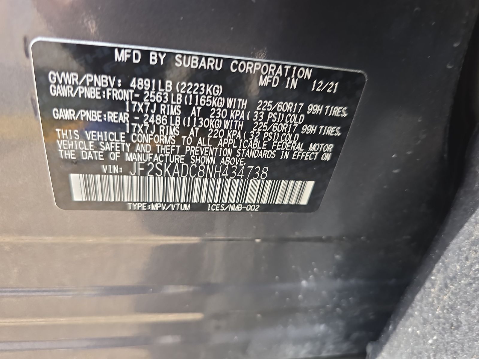 2022 Subaru Forester Premium AWD