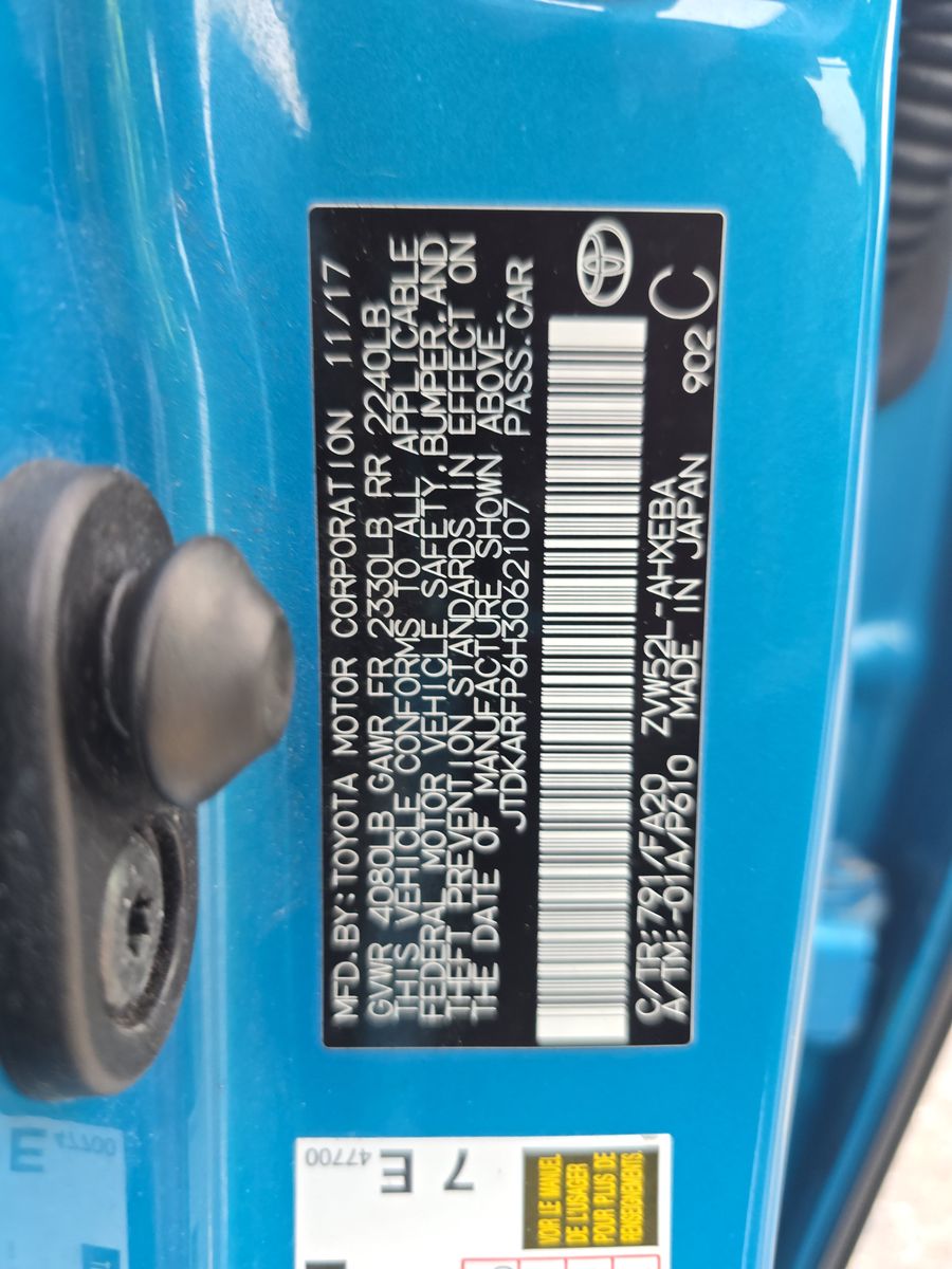 2017 Toyota Prius Prime Plus FWD