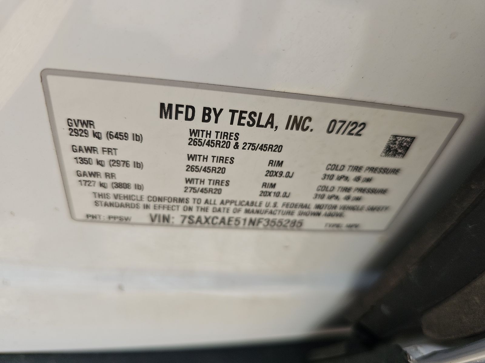2022 Tesla Model X Base AWD
