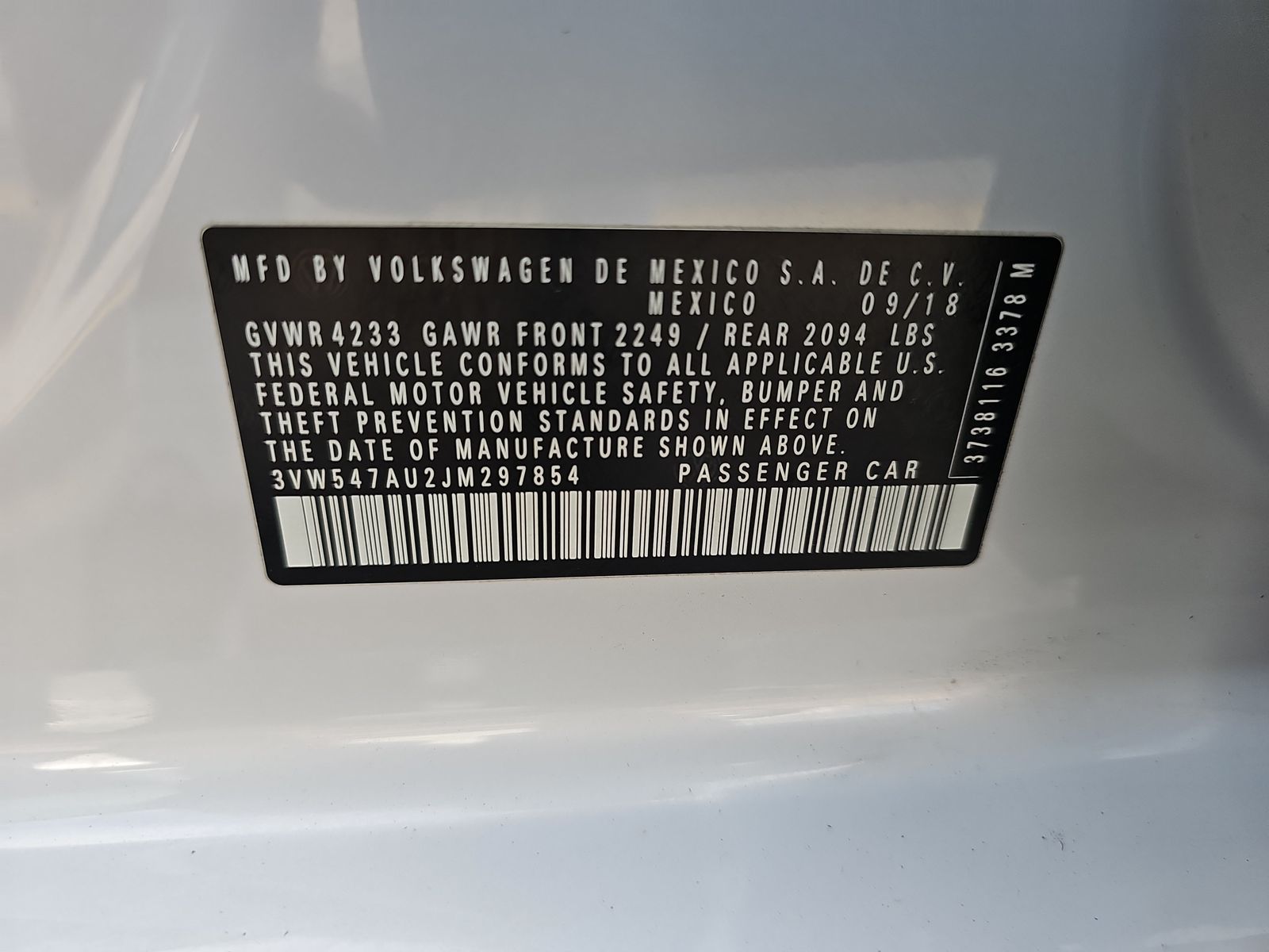 2018 Volkswagen Golf GTI Base FWD