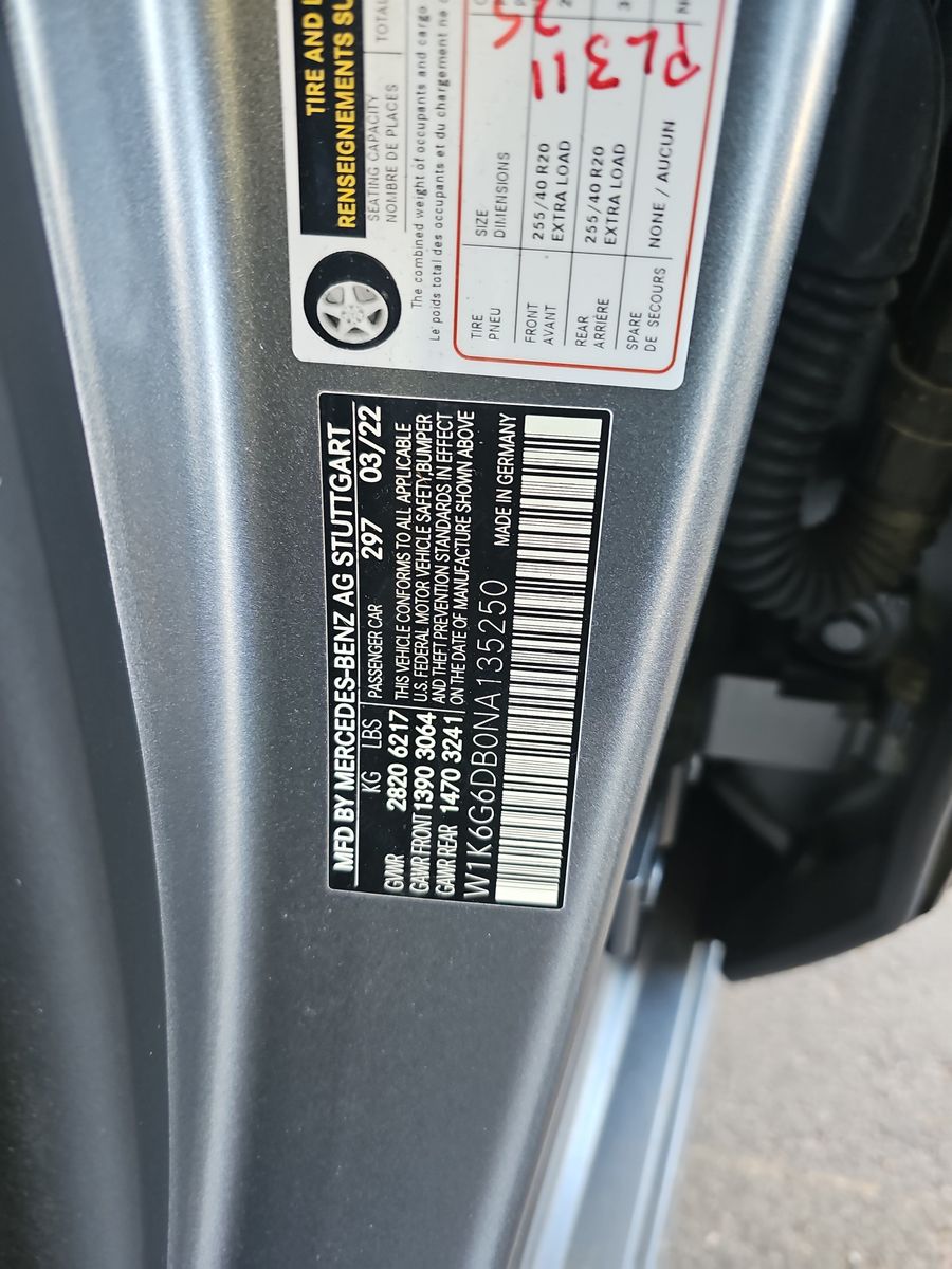 2022 Mercedes-Benz S-Class S 500 AWD