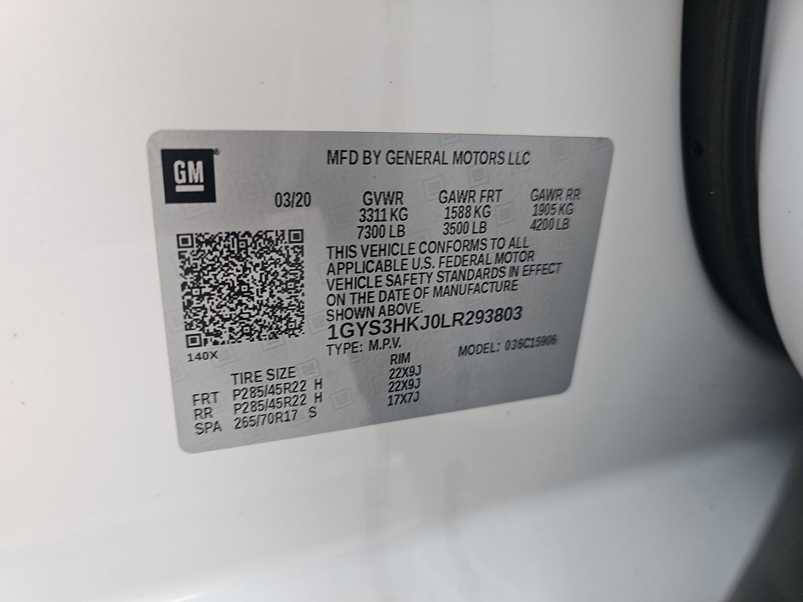 2020 Cadillac Escalade ESV Luxury RWD