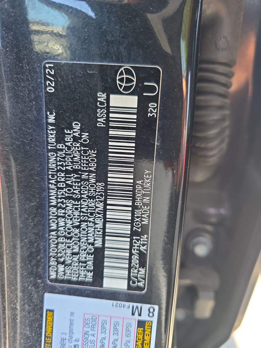 2021 Toyota C-HR LE FWD