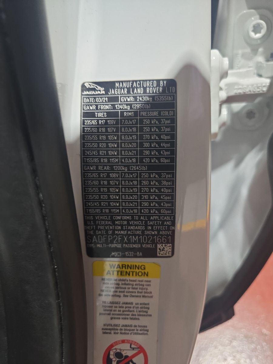 2021 Jaguar E-PACE SE AWD