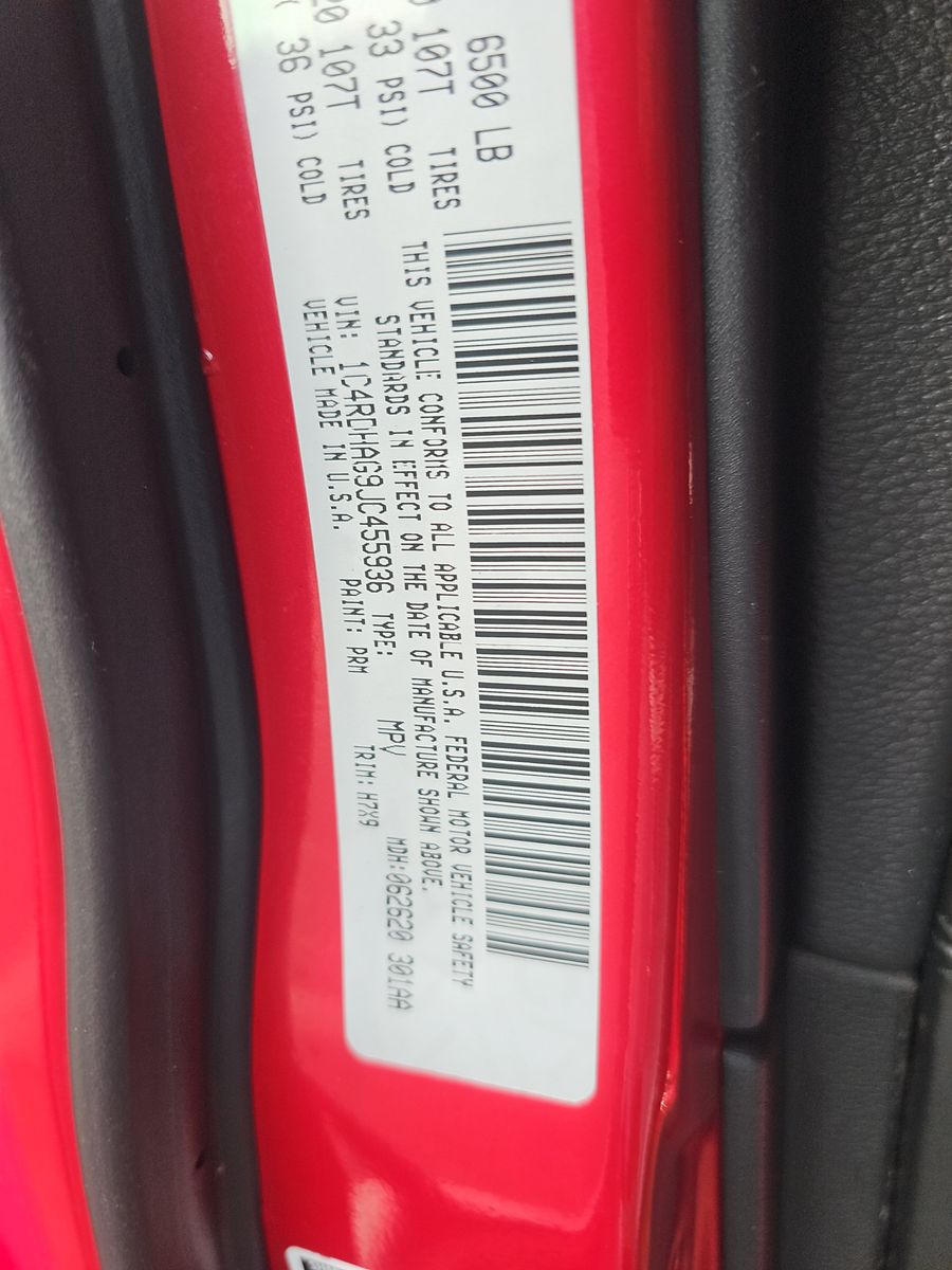 2018 Dodge Durango SXT RWD
