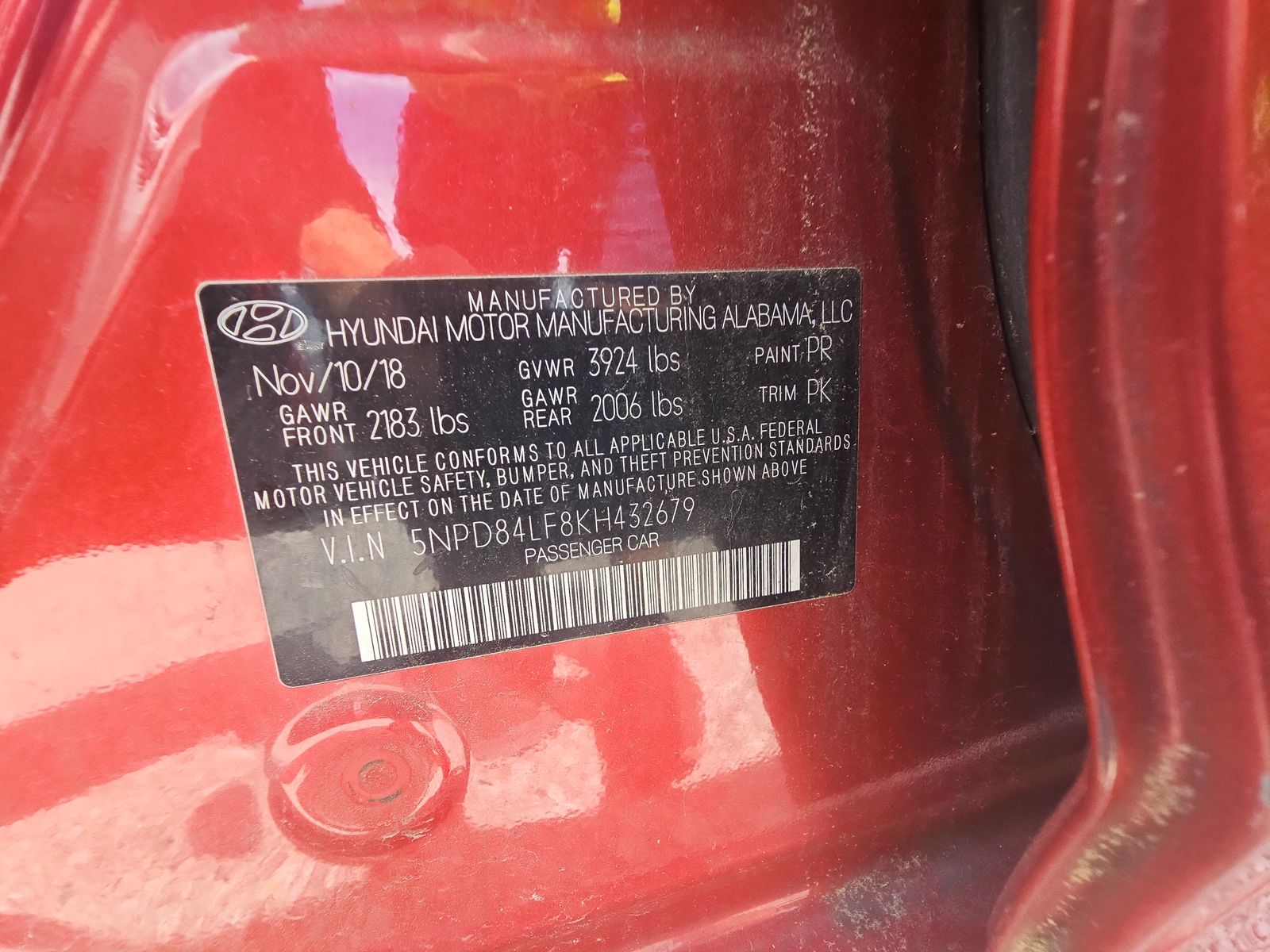 2019 Hyundai Elantra SEL FWD