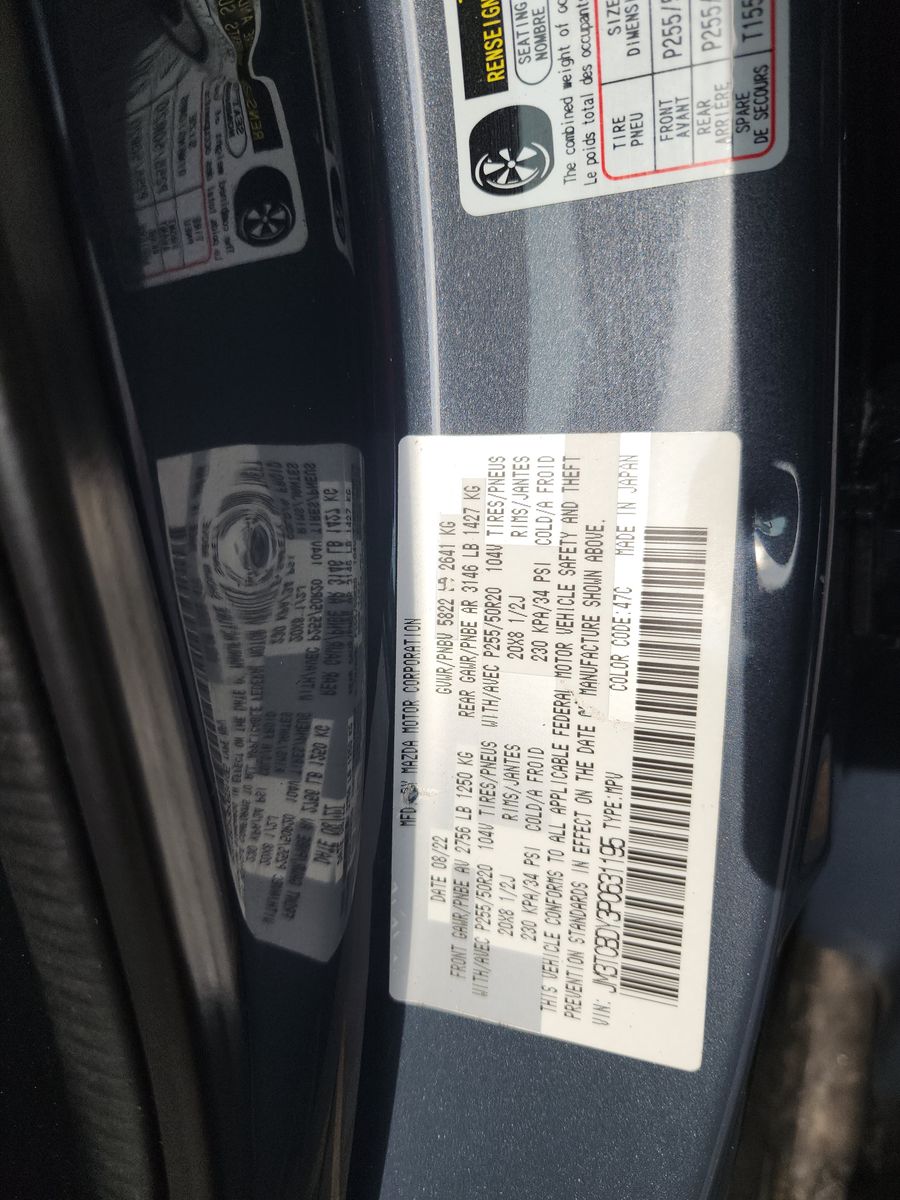 2023 MAZDA CX-9 Carbon Edition AWD