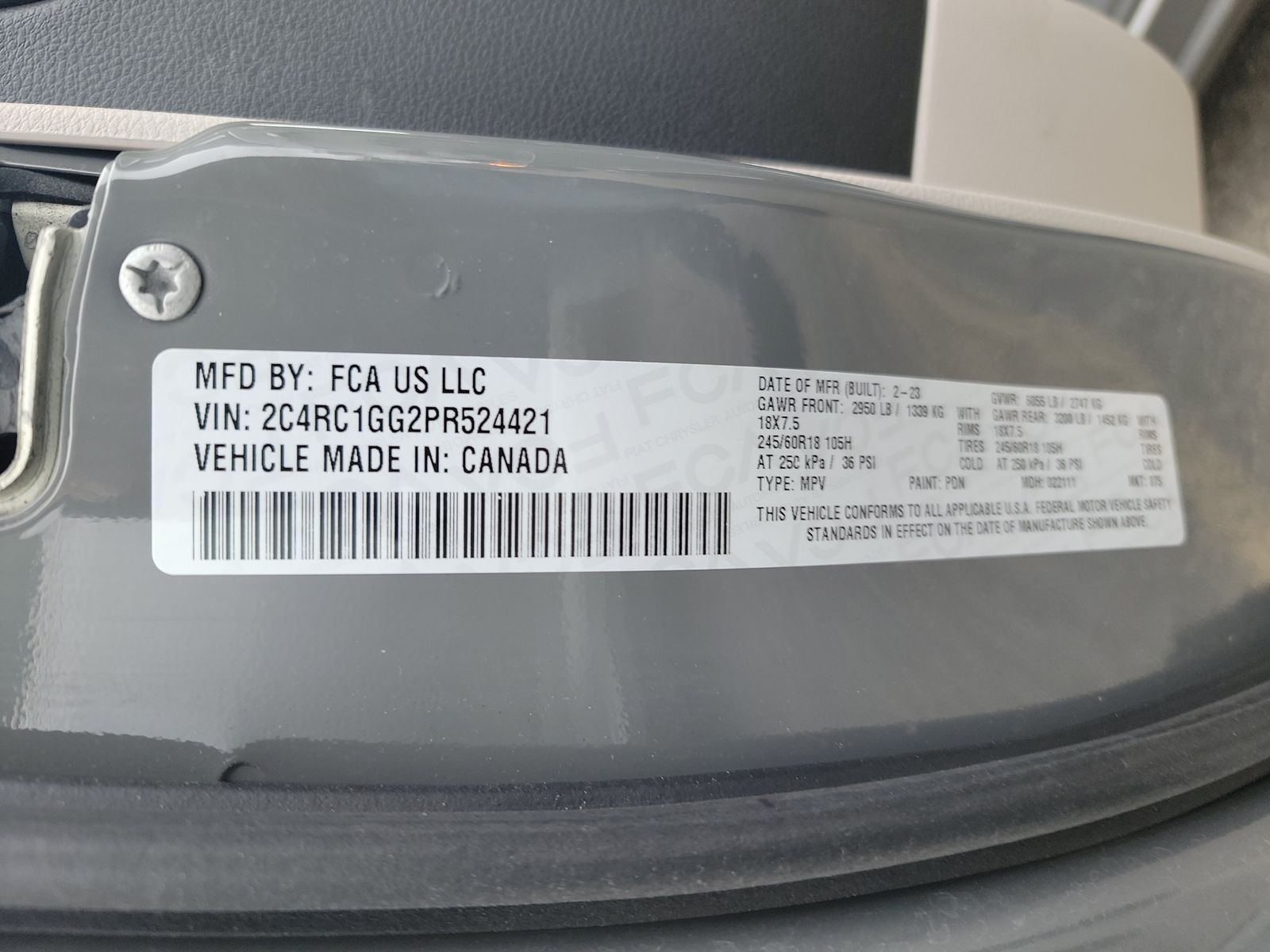 2023 Chrysler Pacifica Limited FWD