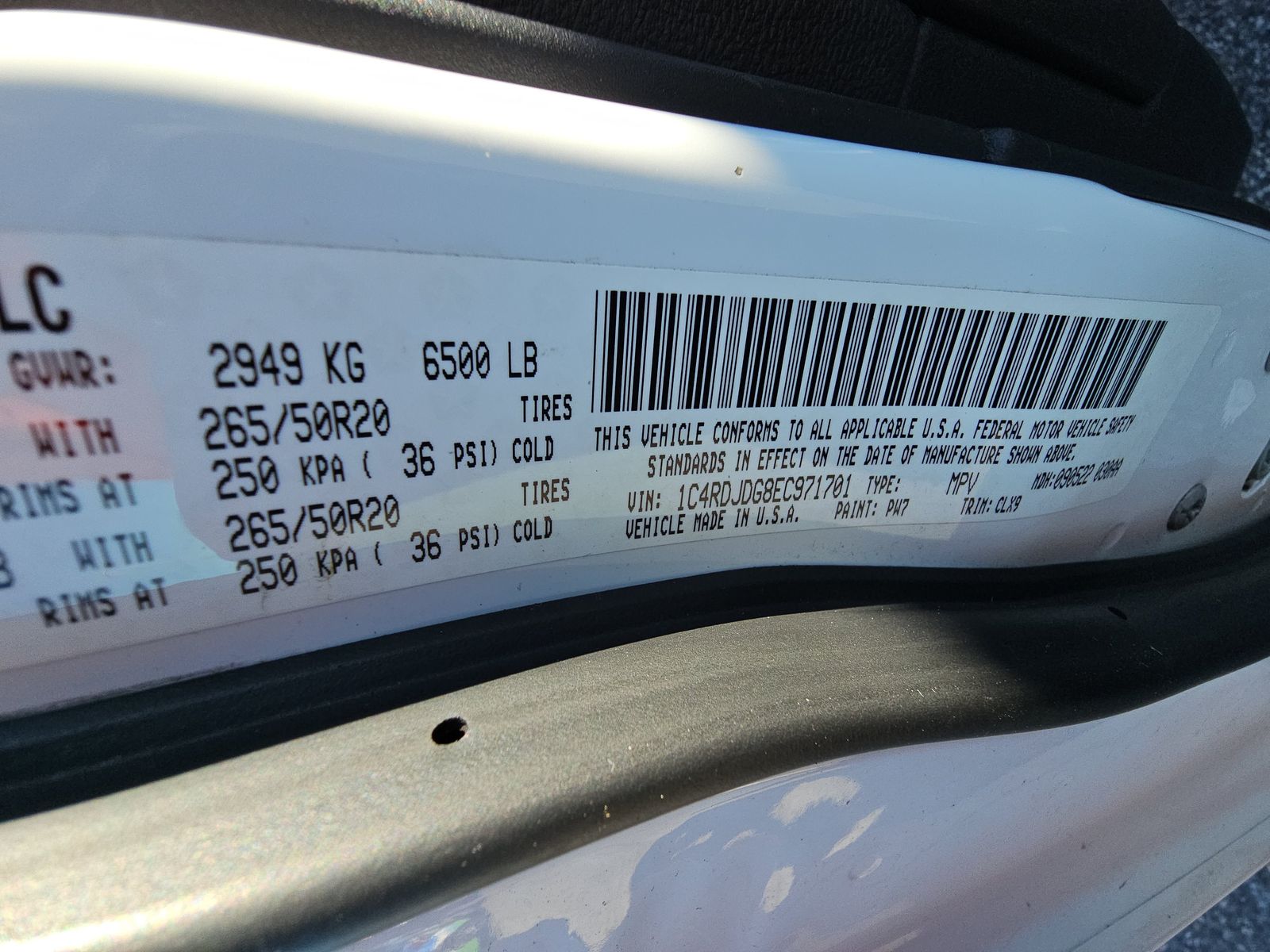 2014 Dodge Durango Limited AWD