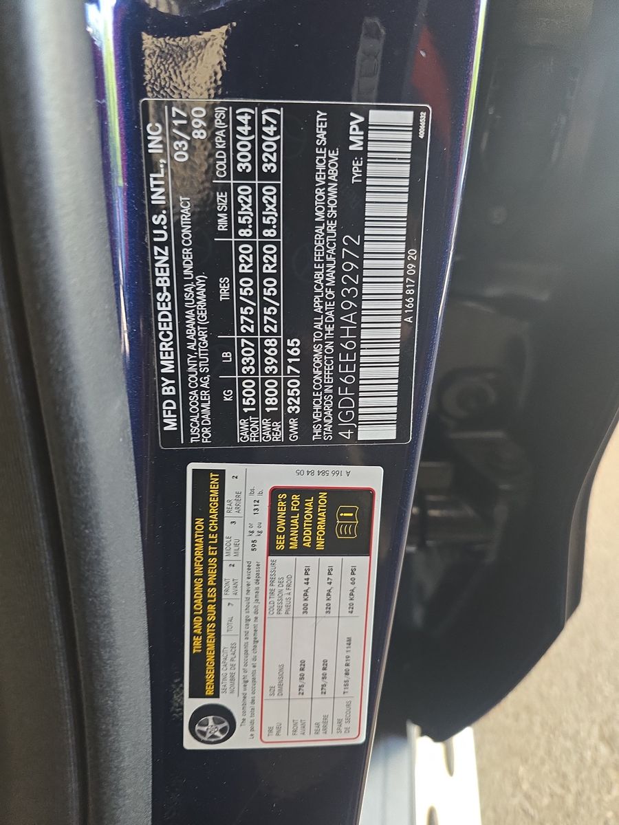 2017 Mercedes-Benz GLS GLS 450 AWD