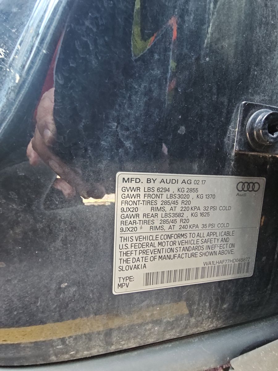 2017 Audi Q7 2.0T Premium Plus AWD