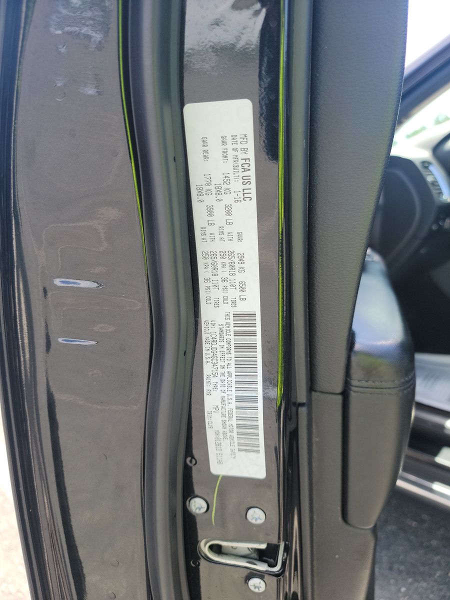 2016 Dodge Durango Limited AWD