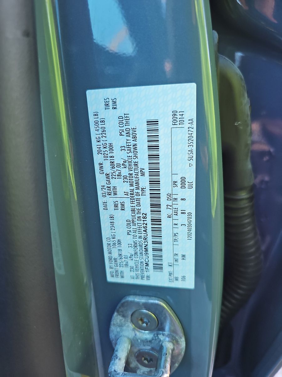 2024 Ford Escape ST-Line AWD