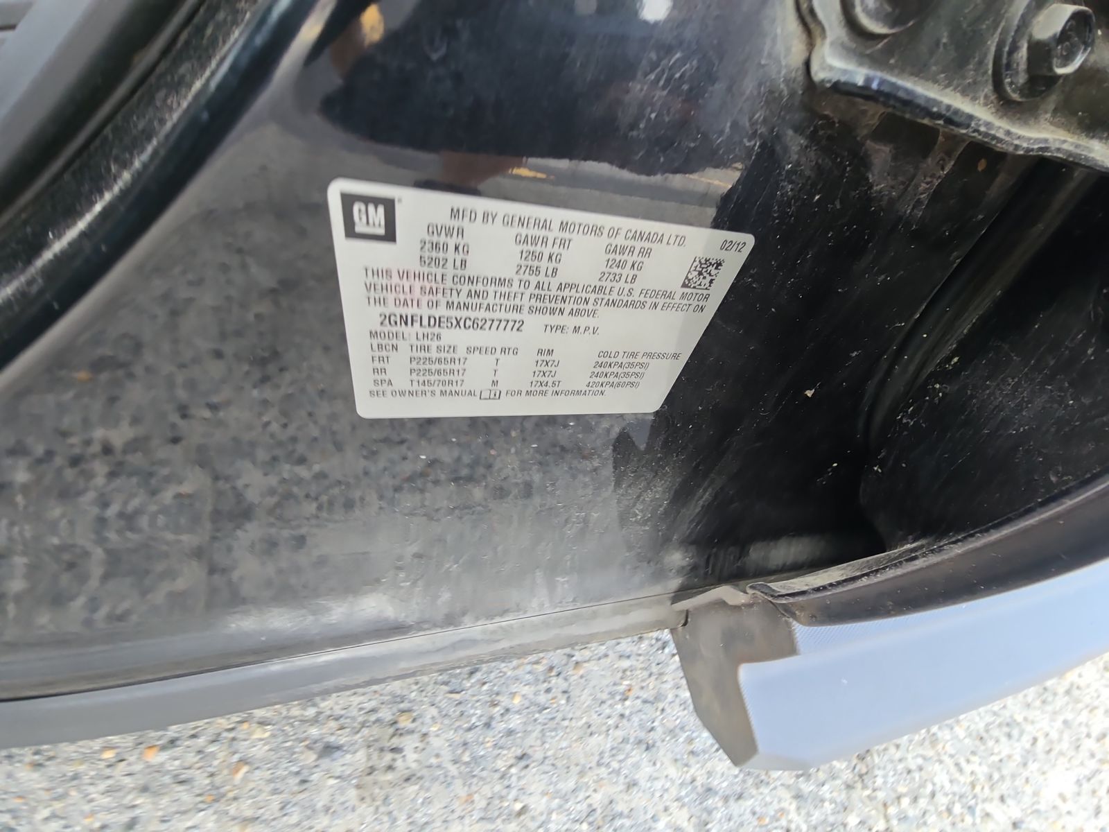2012 Chevrolet Equinox LT FWD