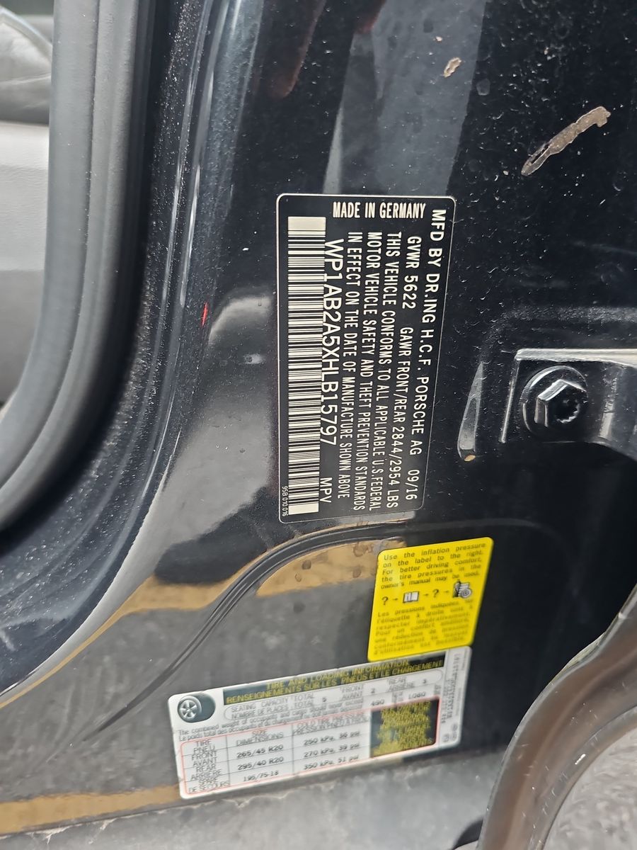 2017 Porsche Macan S AWD