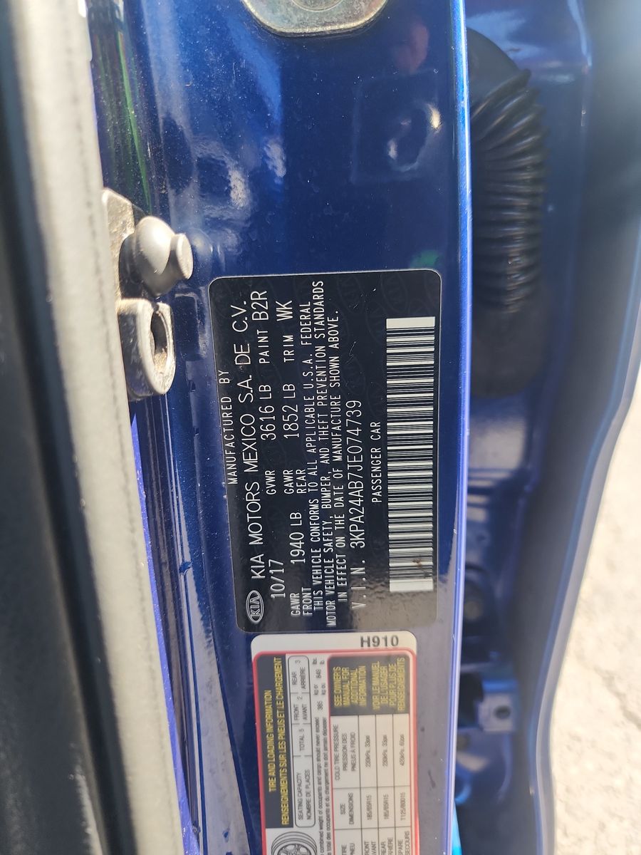 2018 Kia Rio S FWD