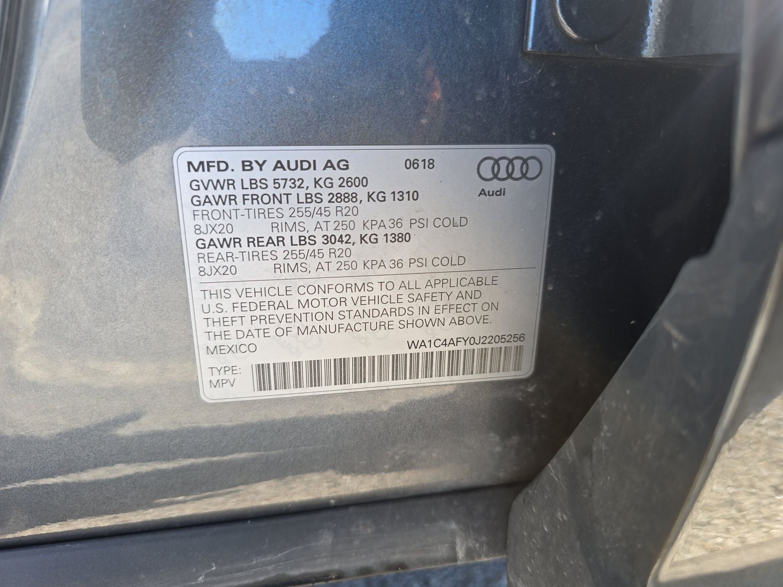 2018 Audi SQ5 Prestige AWD