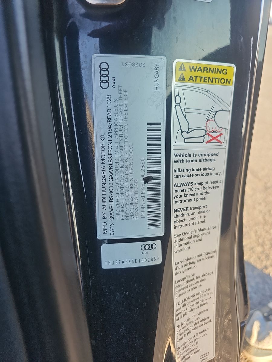 2014 Audi TT 2.0T AWD