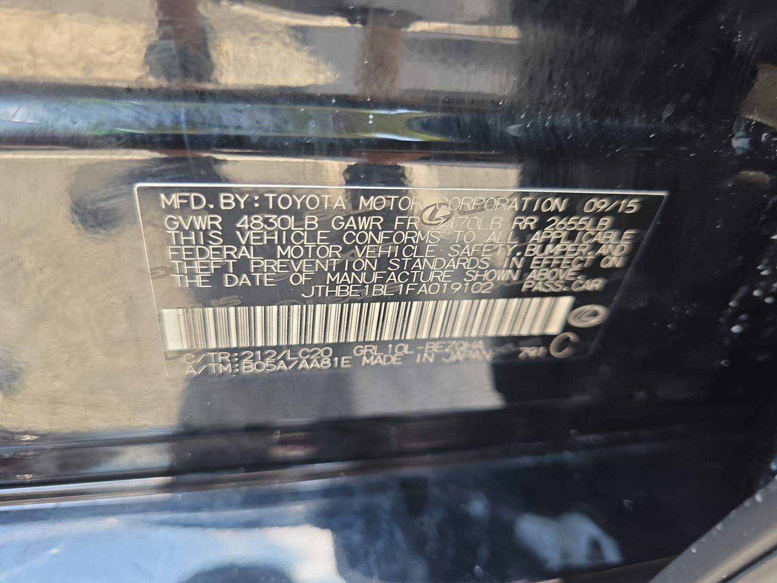 2015 Lexus GS GS 350 RWD