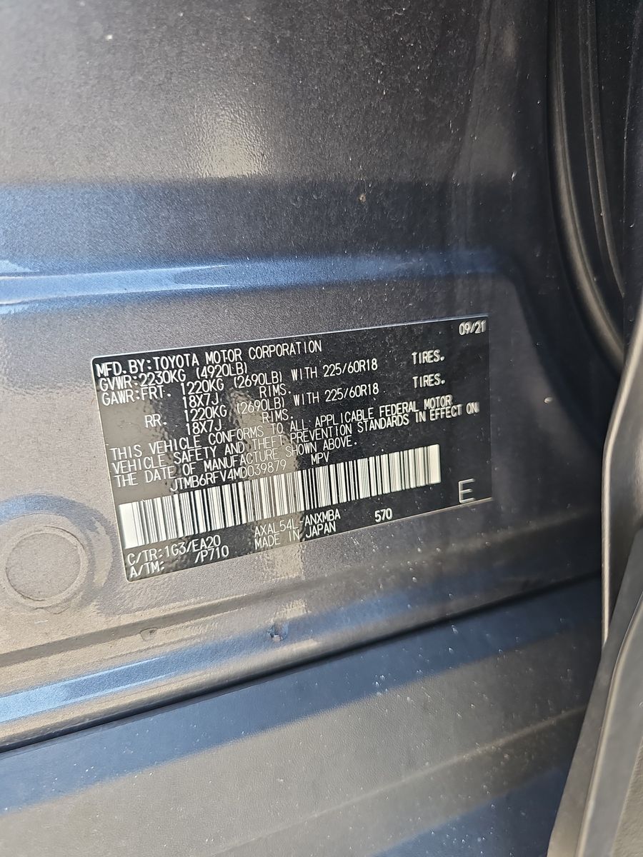 2021 Toyota RAV4 Hybrid XLE Premium AWD