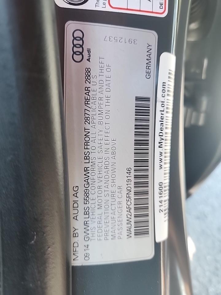 2015 Audi S7 Base AWD