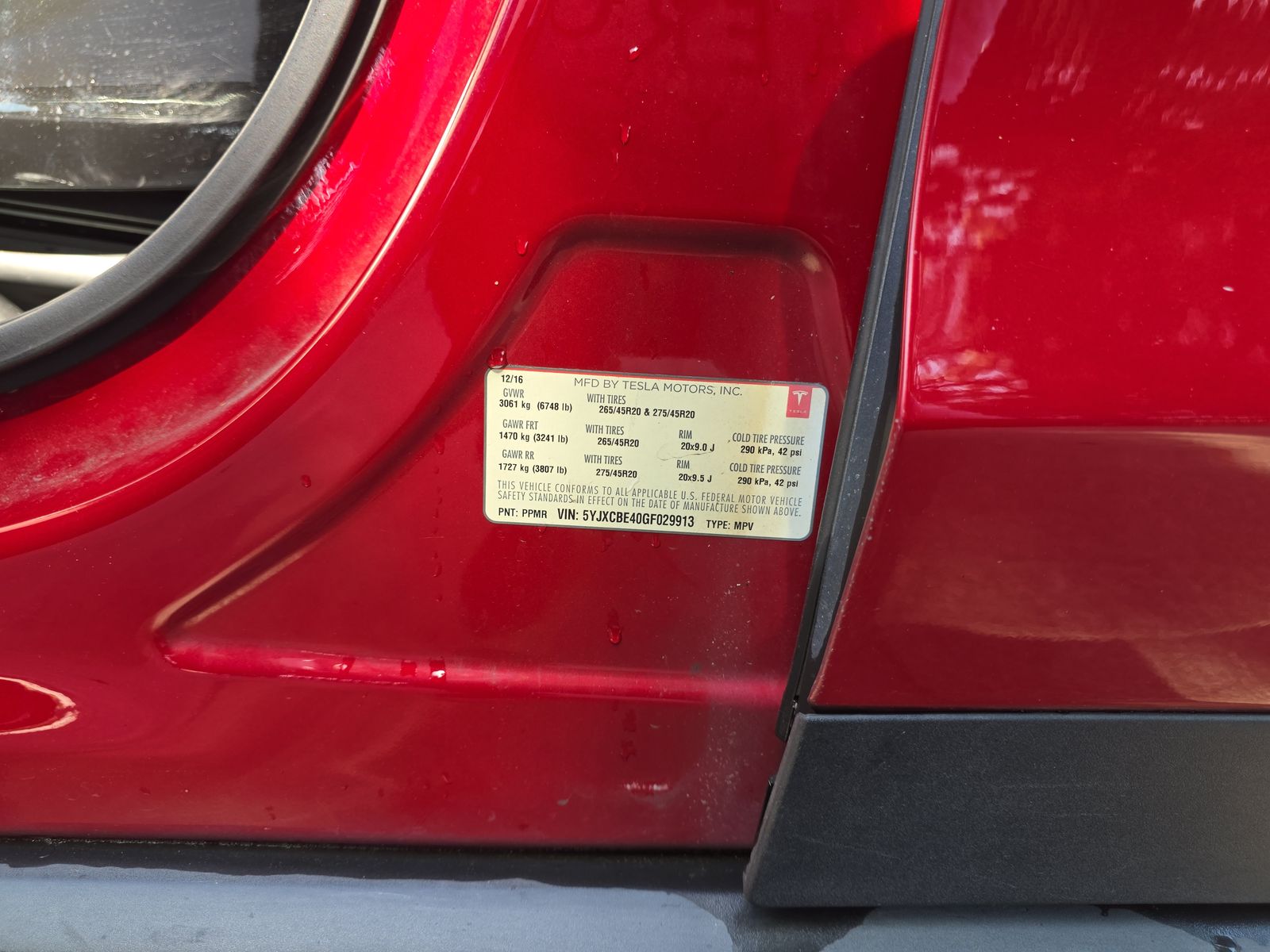 2016 Tesla Model X P100D AWD