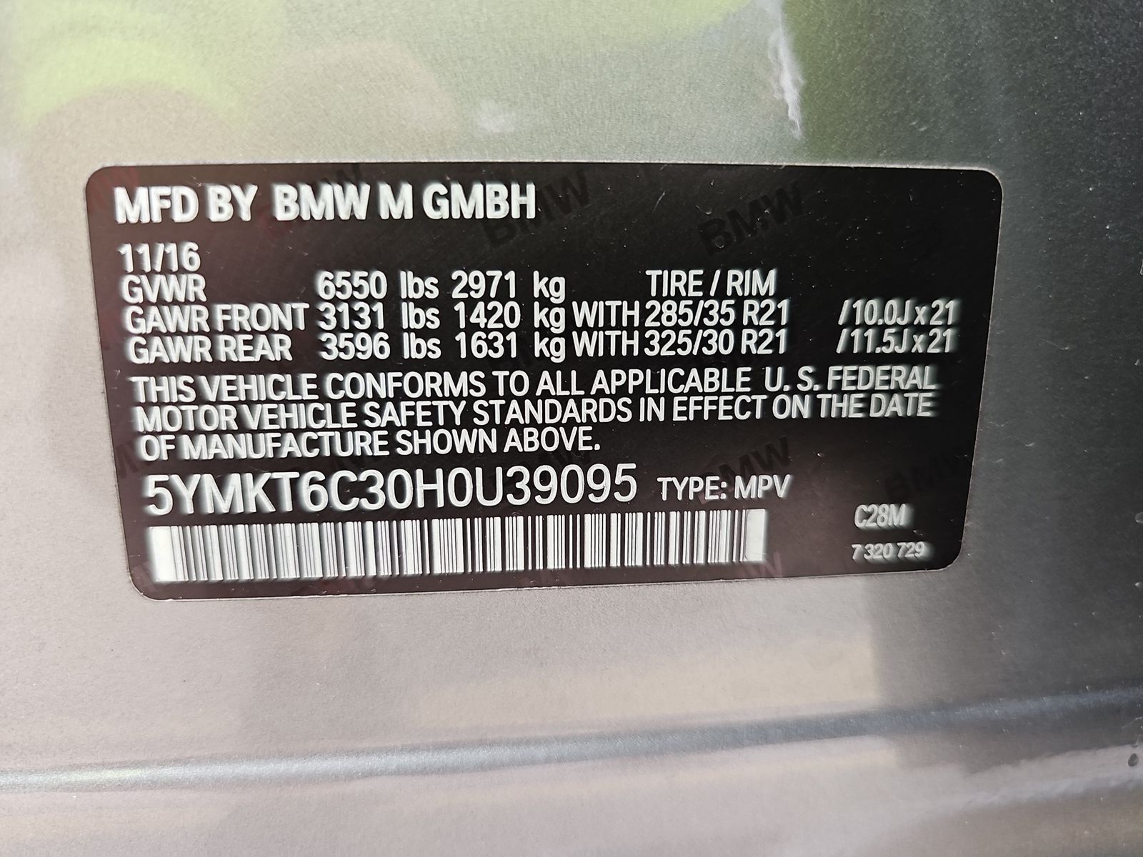 2017 BMW X5 M Base AWD