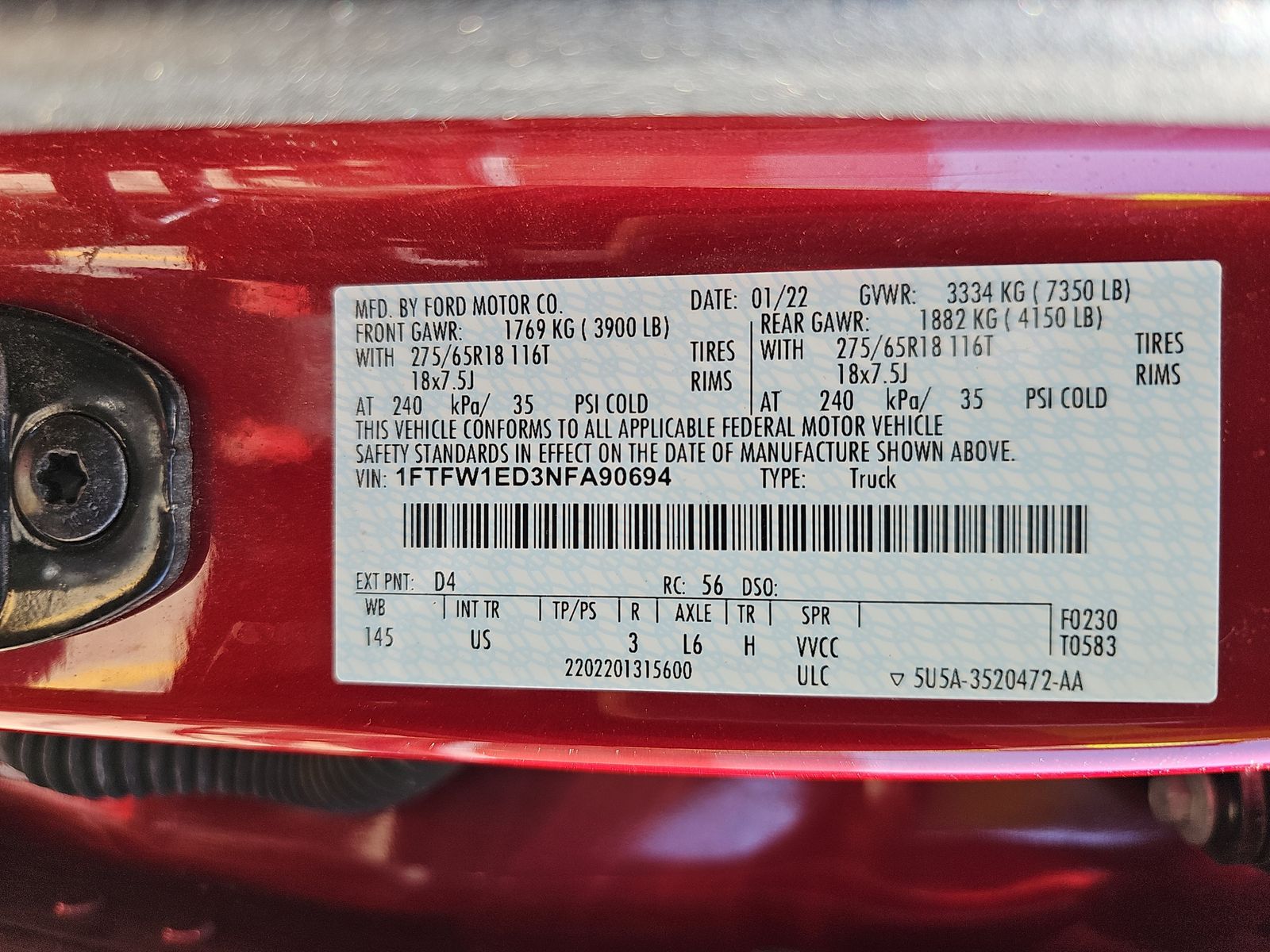 2022 Ford F-150 Hybrid XLT AWD
