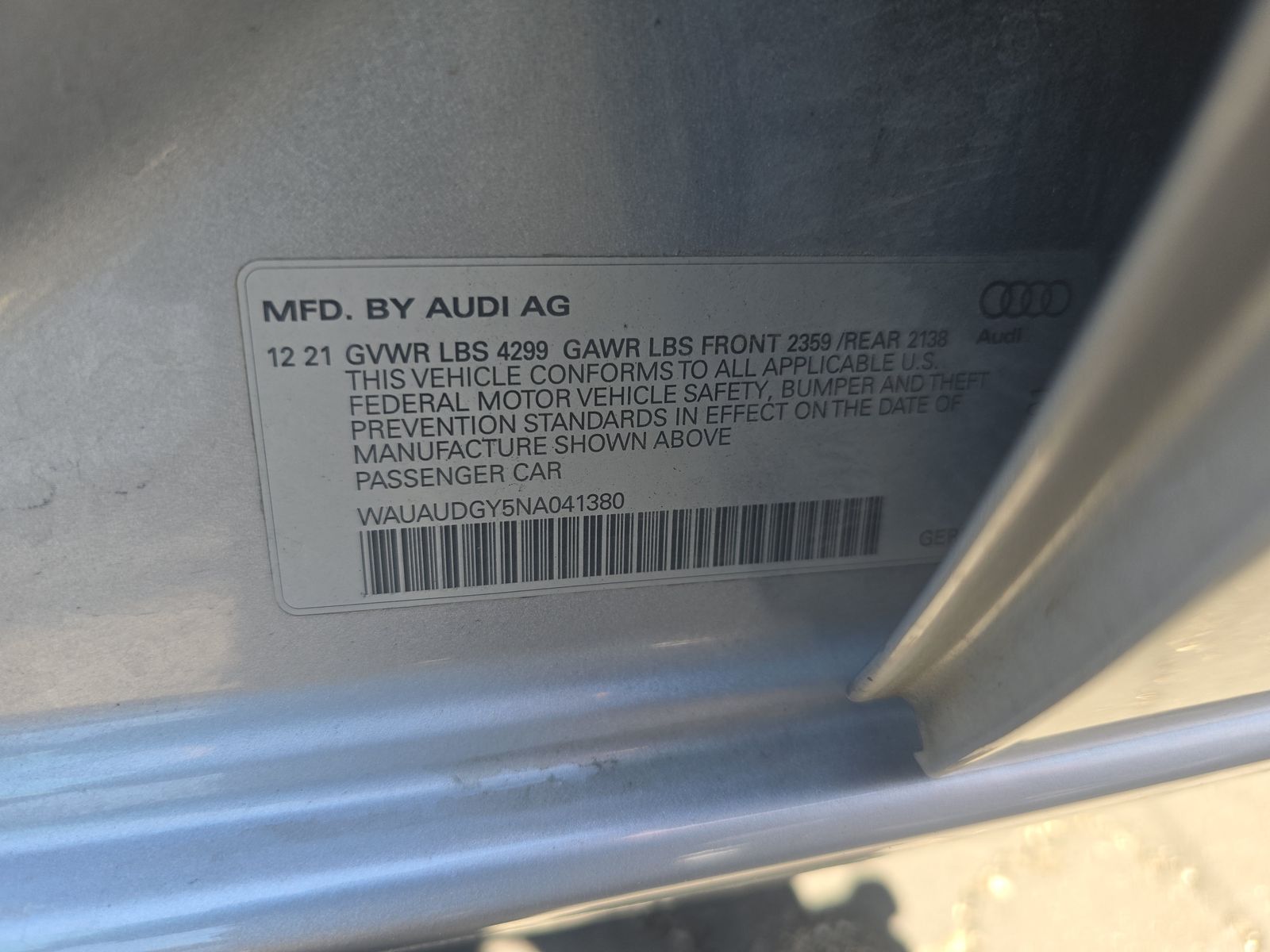 2022 Audi A3 2.0T Premium FWD