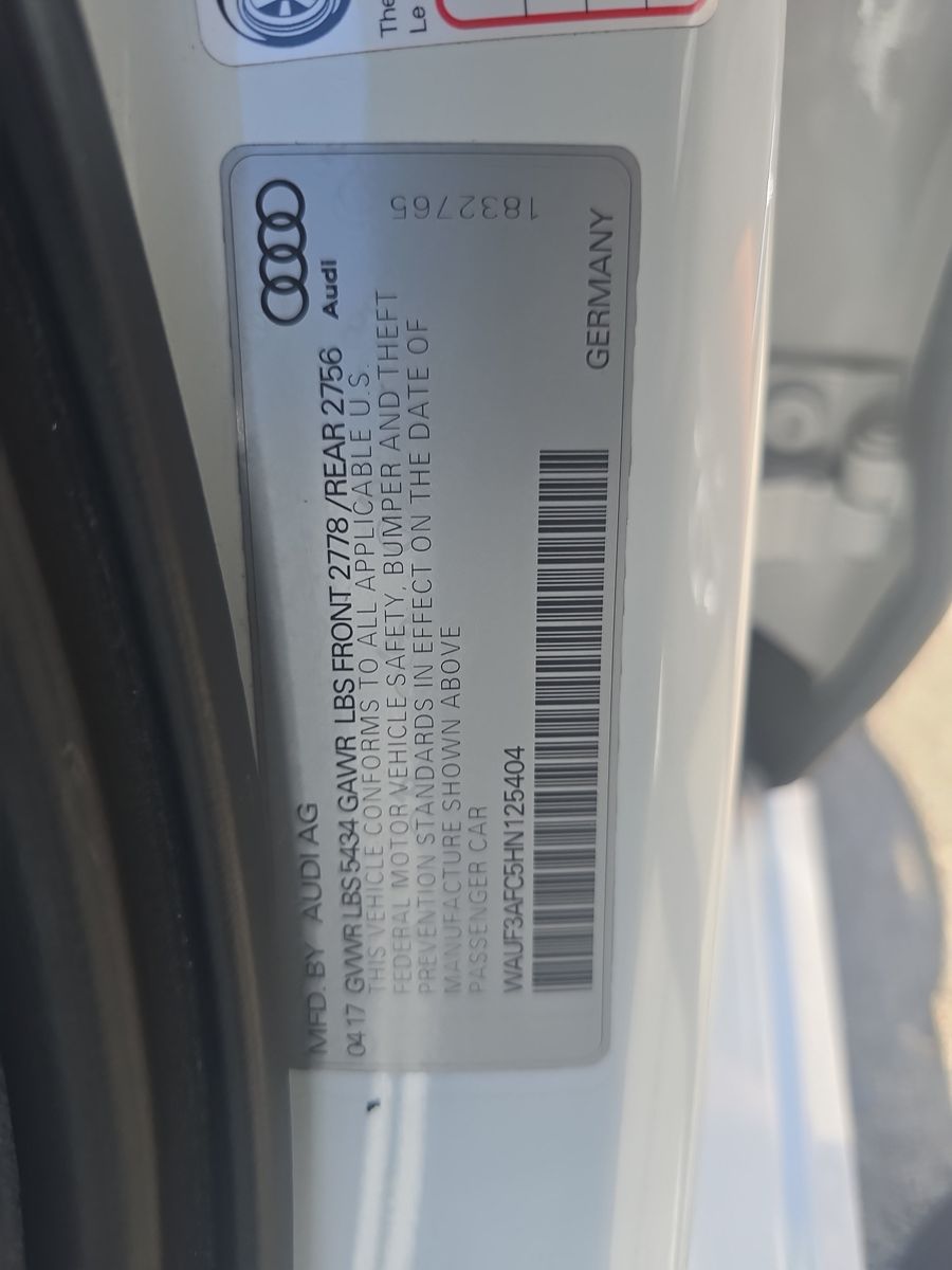 2017 Audi A6 3.0T Competition AWD