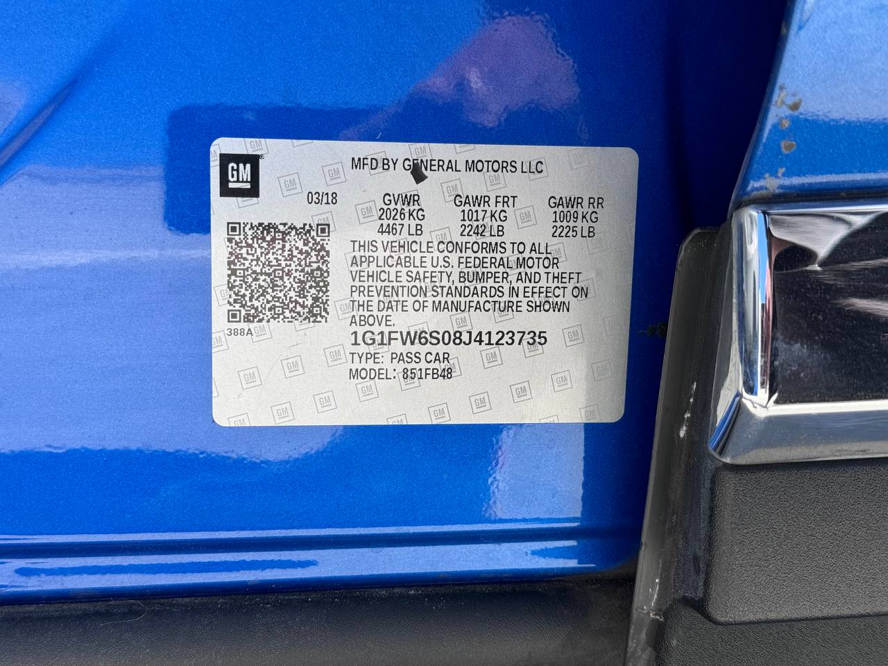 2018 Chevrolet Bolt EV LT FWD