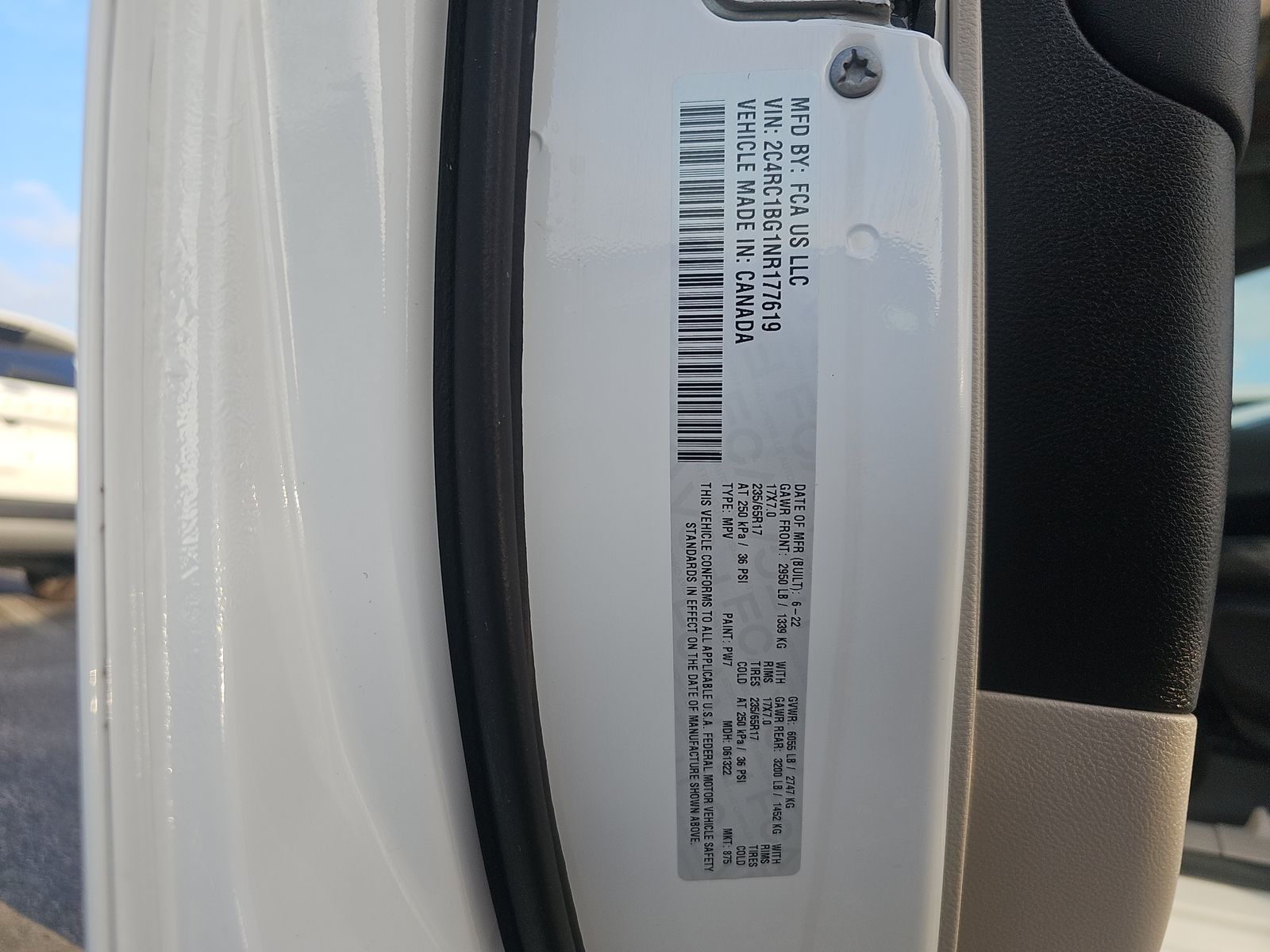 2022 Chrysler Pacifica Touring L FWD