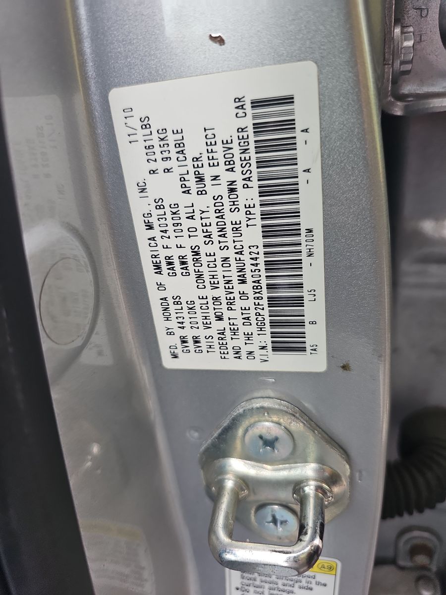 2011 Honda Accord EX-L FWD