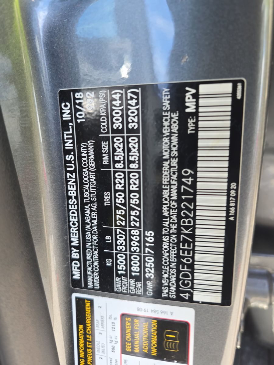 2019 Mercedes-Benz GLS GLS 450 AWD