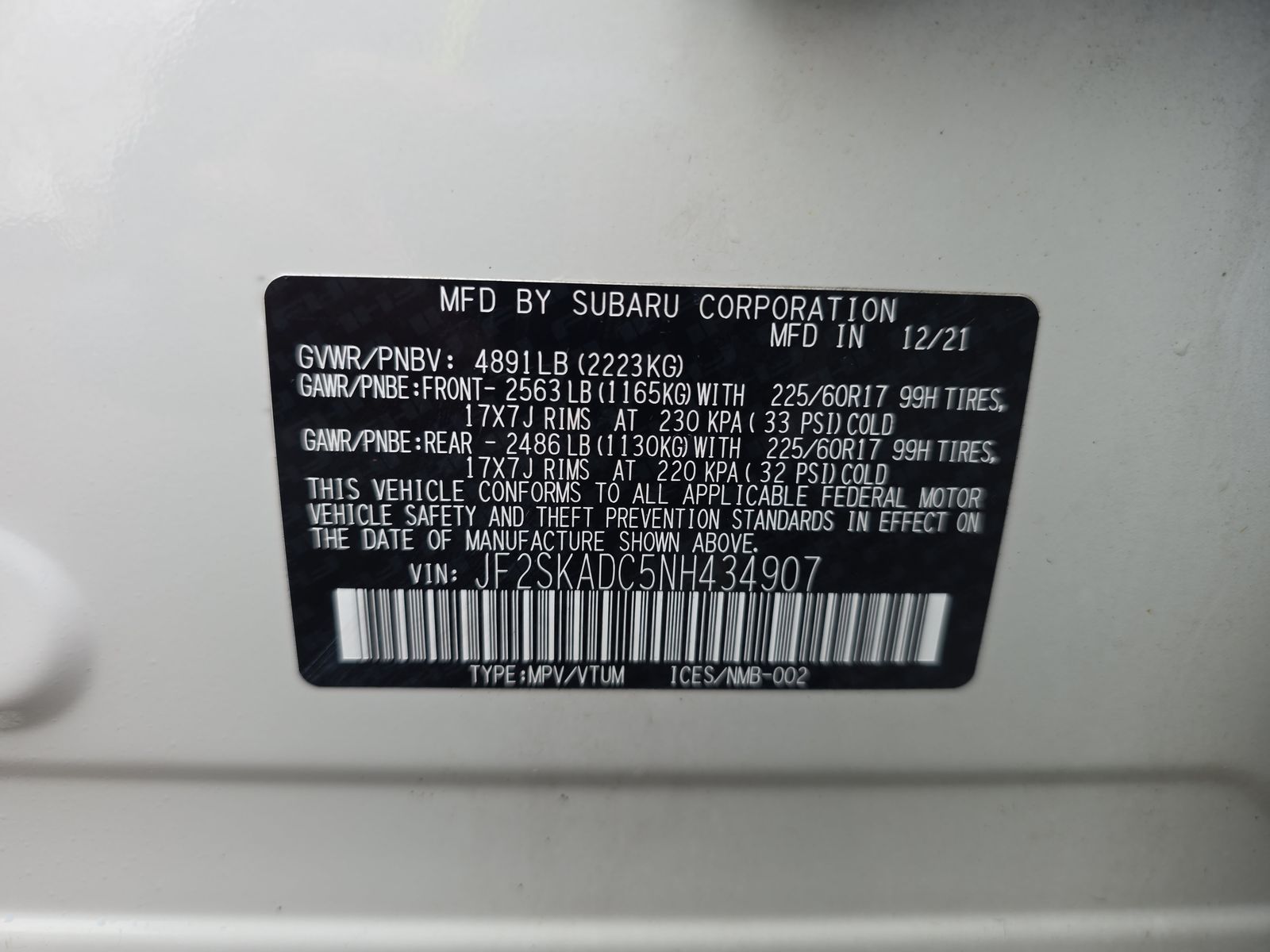 2022 Subaru Forester Premium AWD
