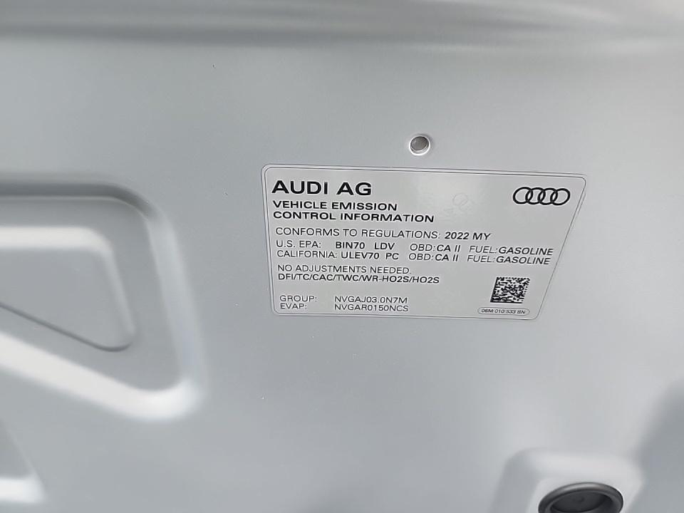 2022 Audi A8 Base AWD