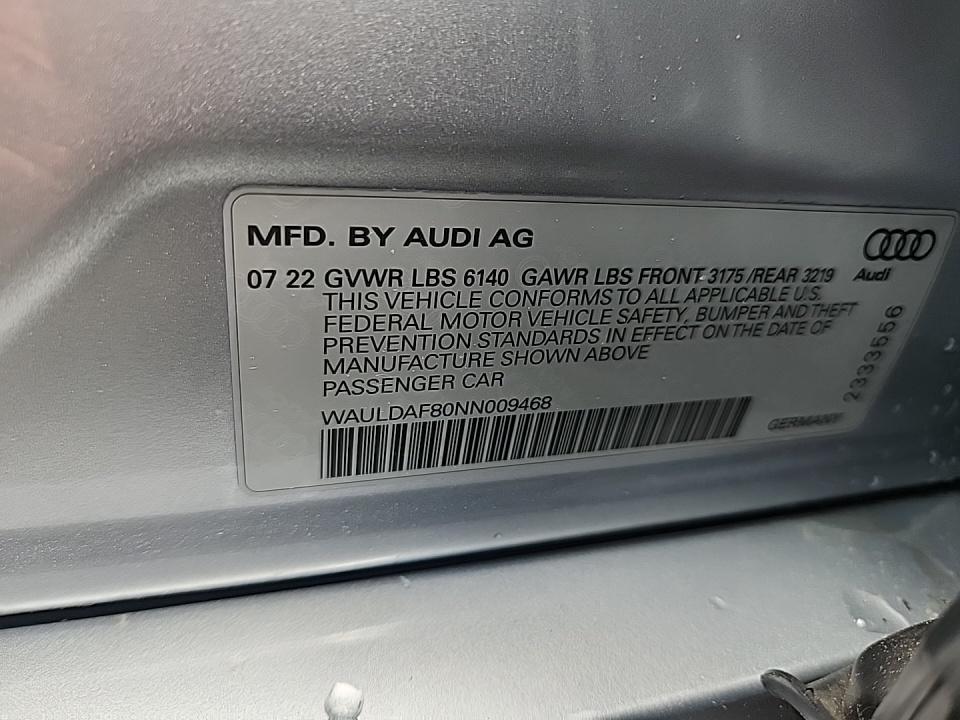 2022 Audi A8 Base AWD