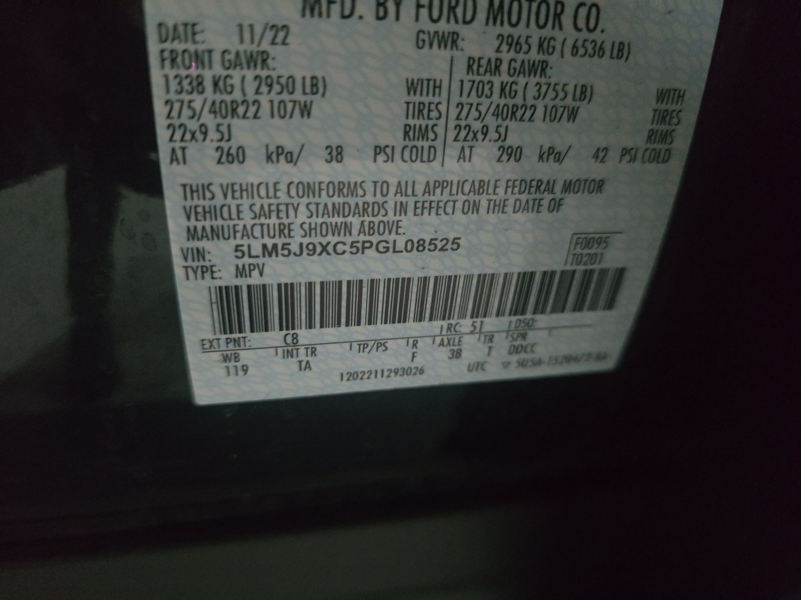 2023 Lincoln Aviator Black Label AWD