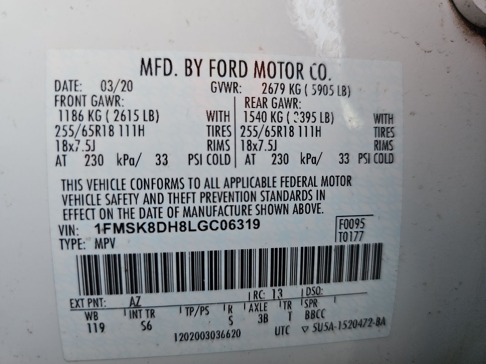 2020 Ford Explorer XLT AWD