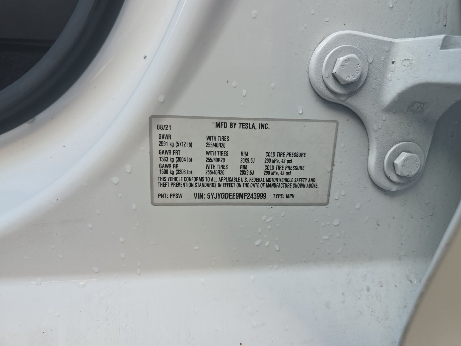 2021 Tesla Model Y Long Range AWD