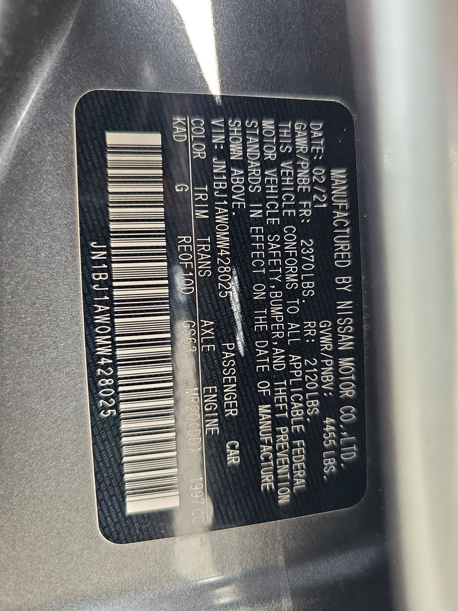 2021 Nissan Rogue Sport S AWD