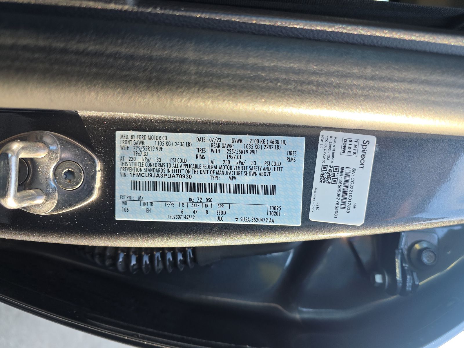 2023 Ford Escape Platinum AWD