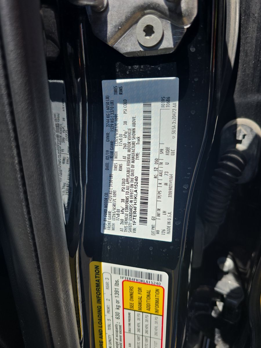2019 Ford Ranger XLT AWD