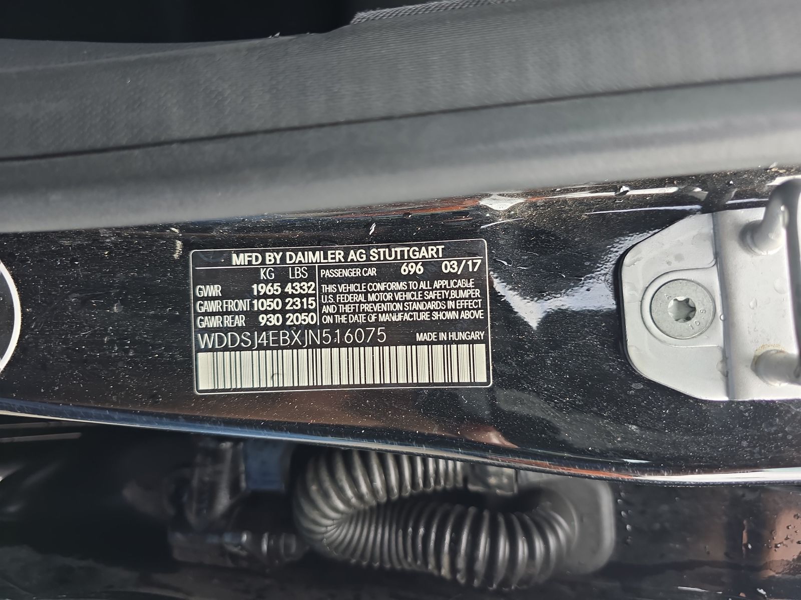 2018 Mercedes-Benz CLA CLA 250 FWD
