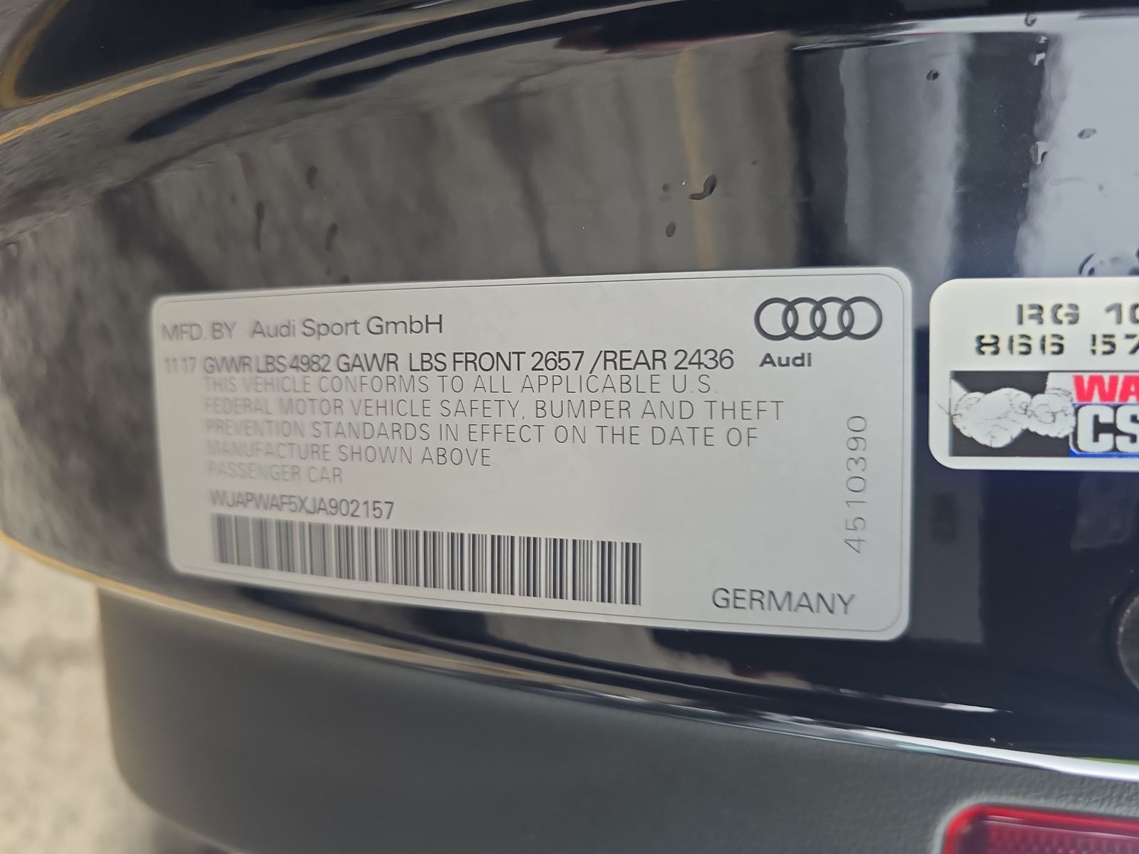 2018 Audi RS 5 Base AWD