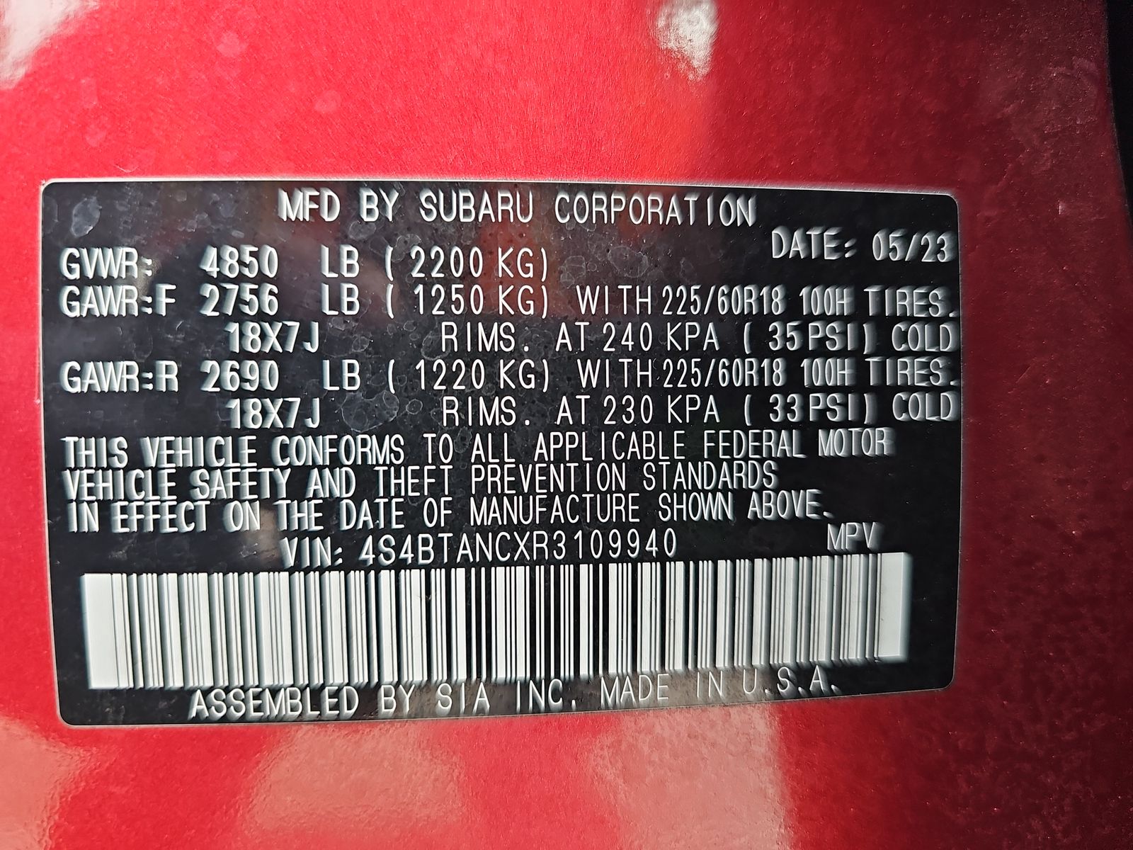 2024 Subaru Outback Limited AWD