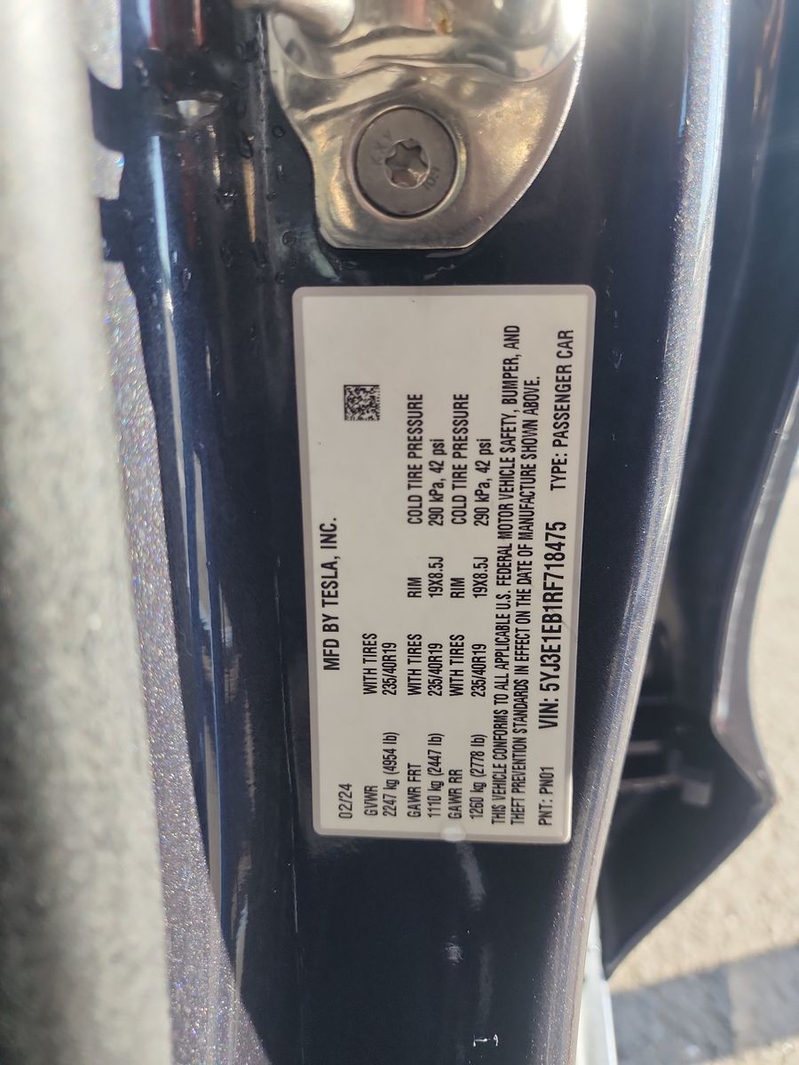 2024 Tesla Model 3 Long Range AWD