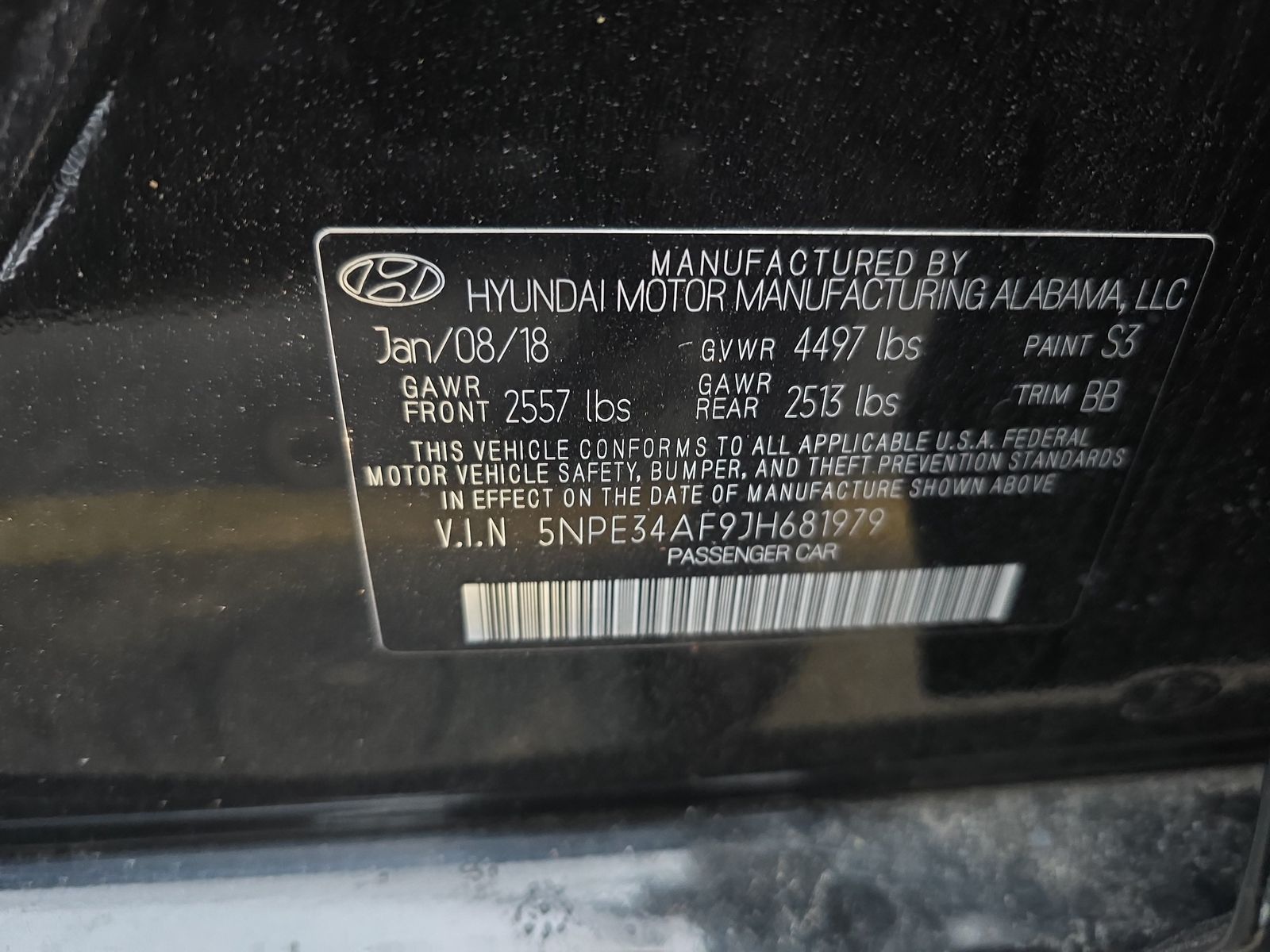 2018 Hyundai Sonata SEL FWD